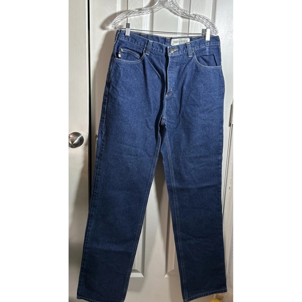 Carhartt Jeans Men 33x36‎ Blue Loose Fit Straight Denim Pants